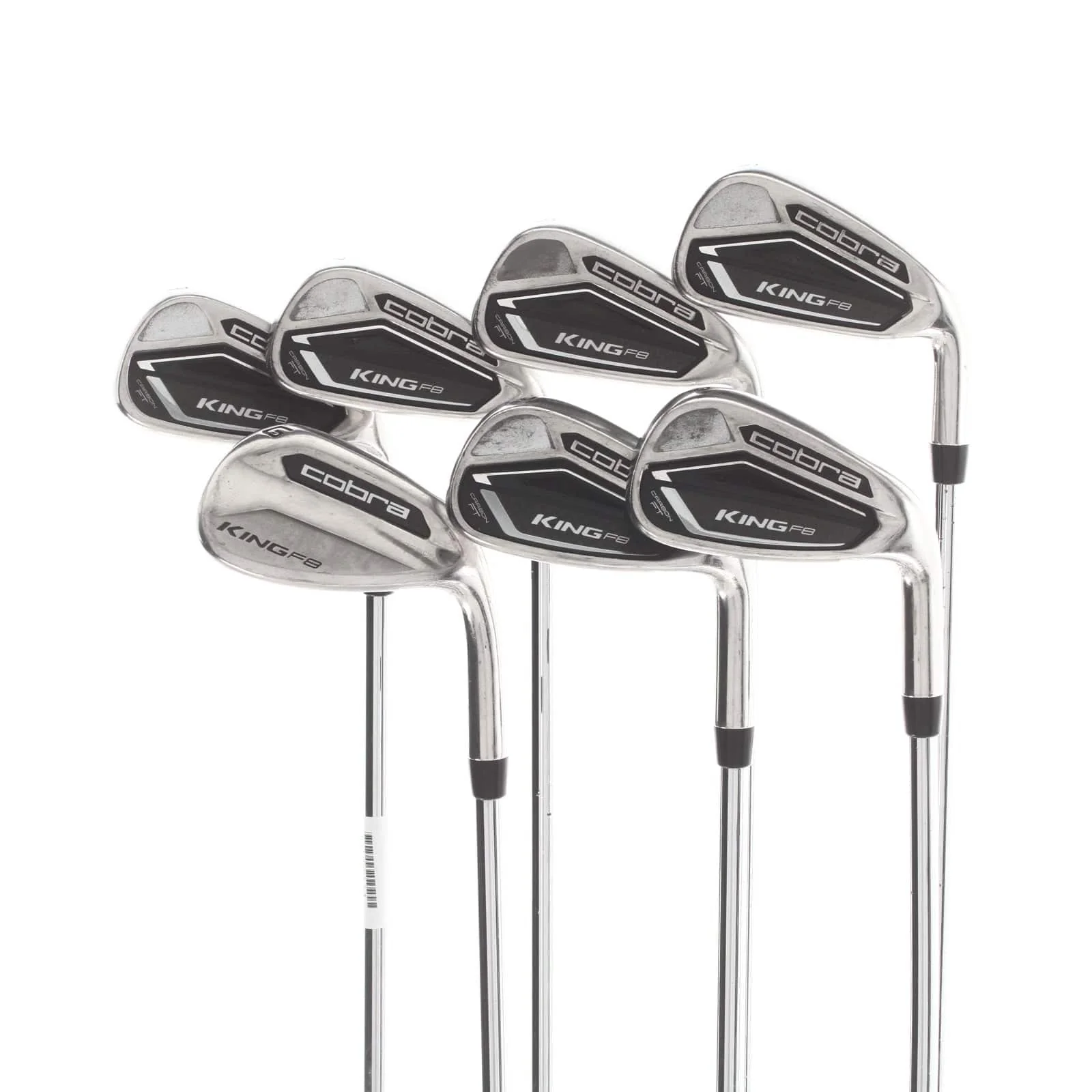 Cobra King F8 Steel Mens Right Hand Irons 5-GW Regular - True Temper XP90