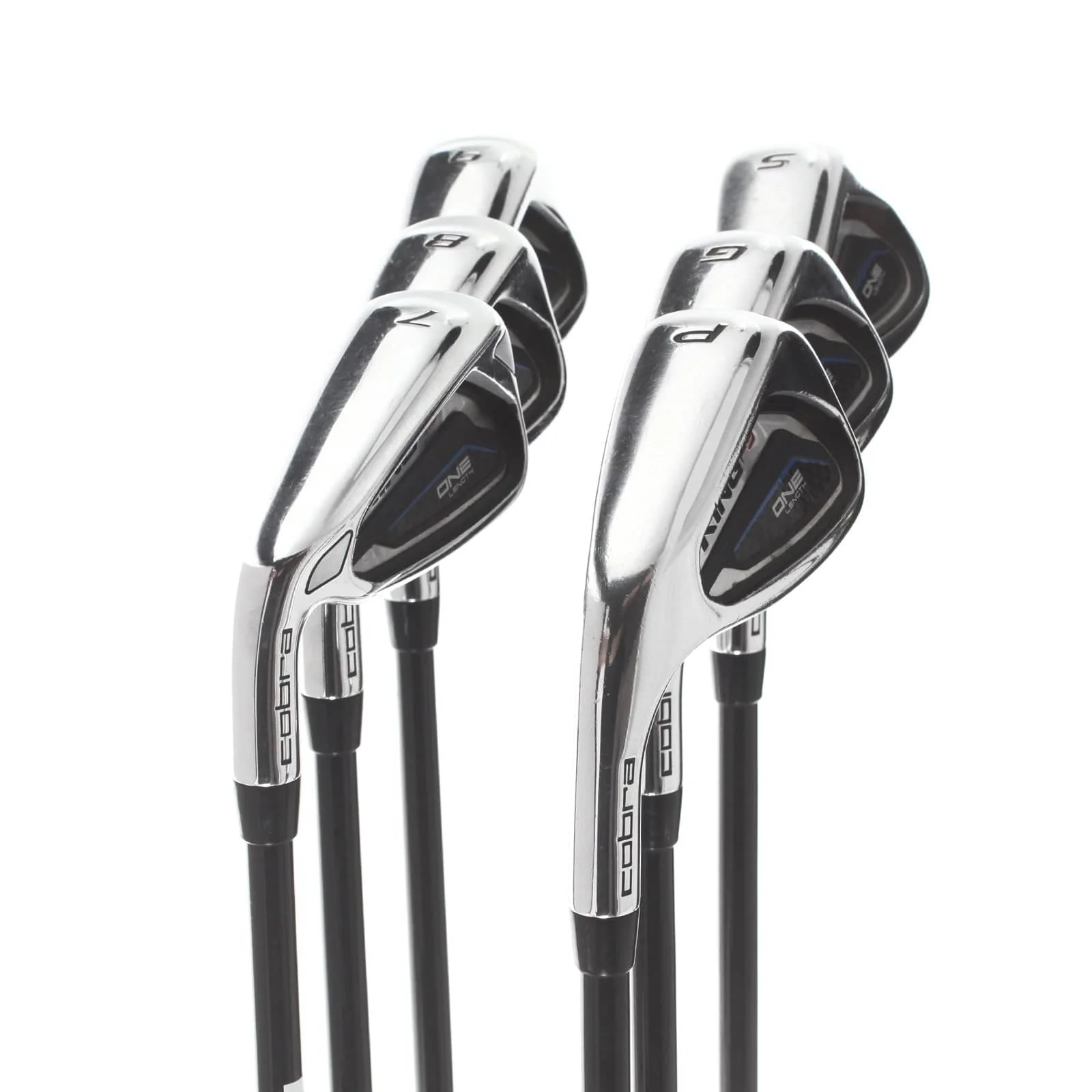 Cobra King F9 One Length Graphite Mens Left Hand Irons 7-GW+SW Regular - Fujikura Atmos 6R - Image 2