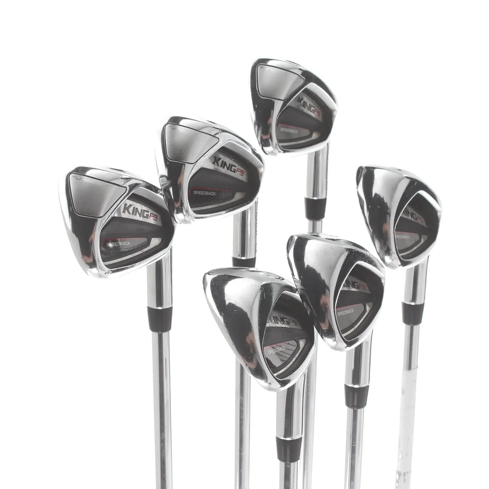 Cobra King F9 Steel Mens Right Hand Irons 5-PW Regular - KBS Tour 90 - Image 2