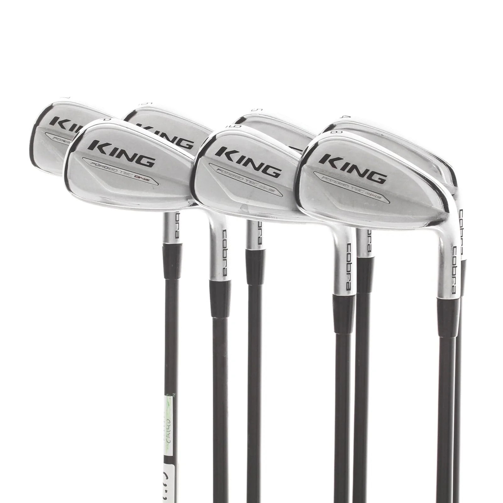 Cobra King Forged Tec One Graphite Mens Right Hand Irons 4-PW Stiff - KBS PGI 85