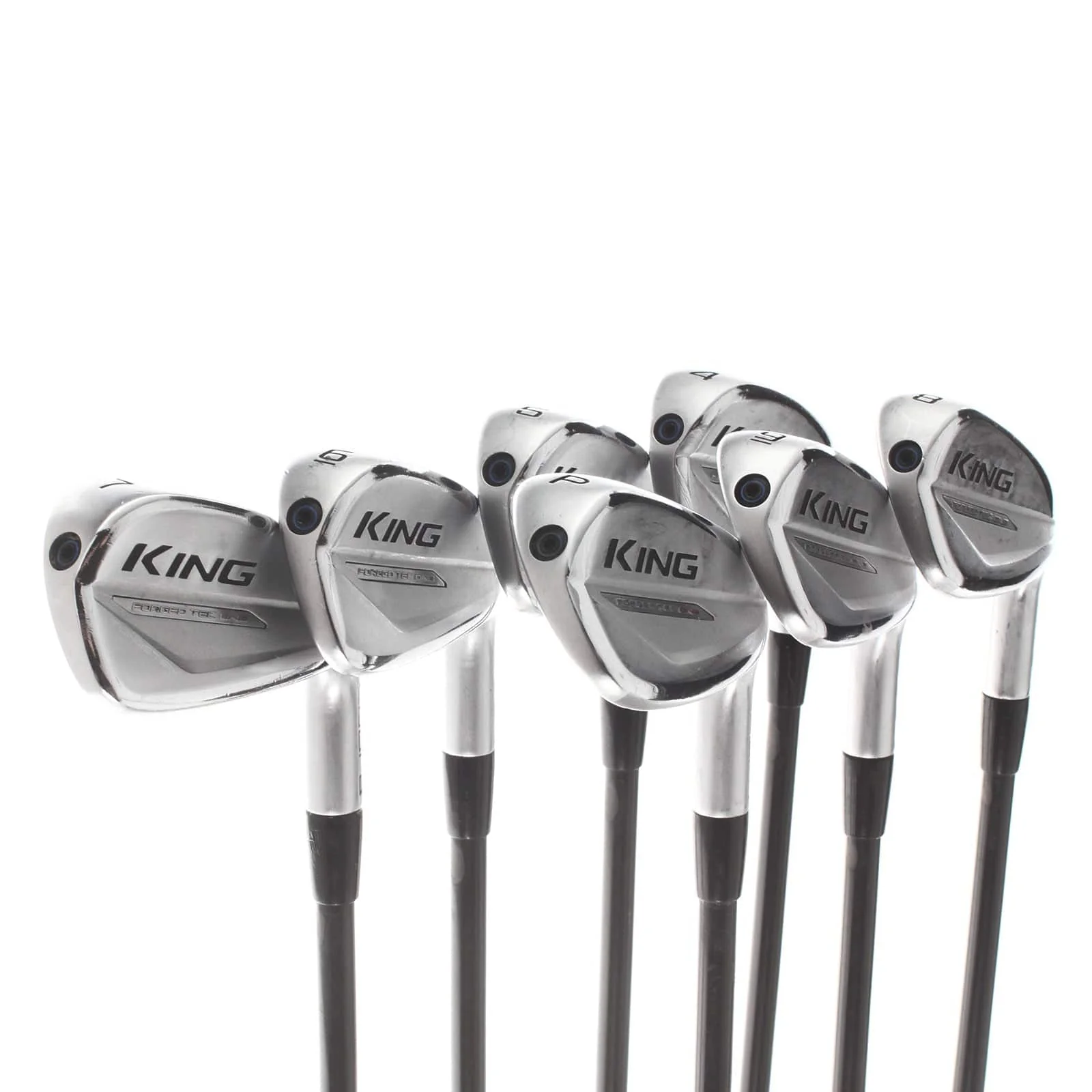 Cobra King Forged Tec One Graphite Mens Right Hand Irons 4-PW Stiff - KBS PGI 85 - Image 2