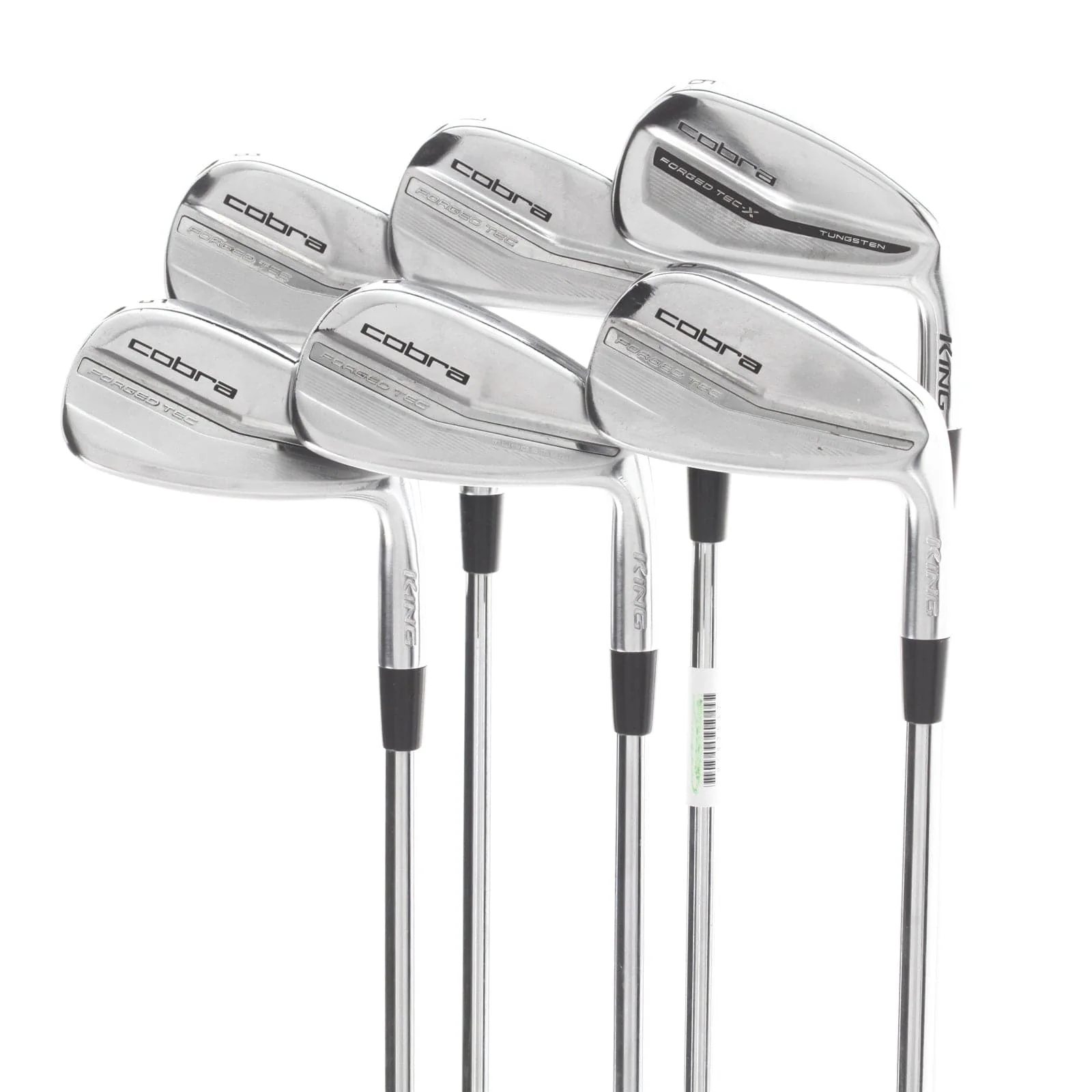 Cobra King Forged Tec Steel Mens Right Hand Irons 5-PW Stiff - N.S.Pro Modus3 Tour 105