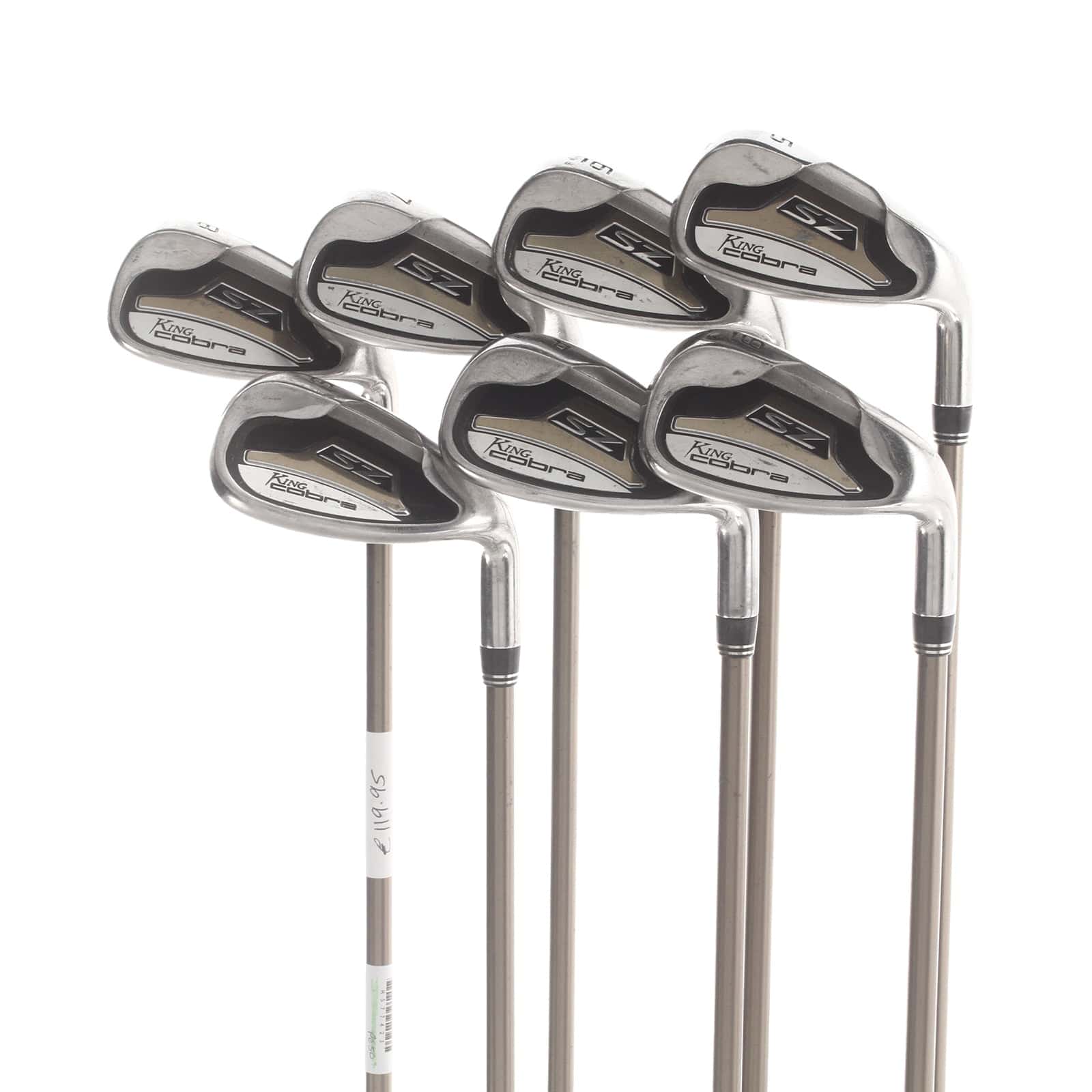 Cobra King SZ Graphite Mens Right Hand Irons 5-SW Senior - Aldila DVS-HL 65