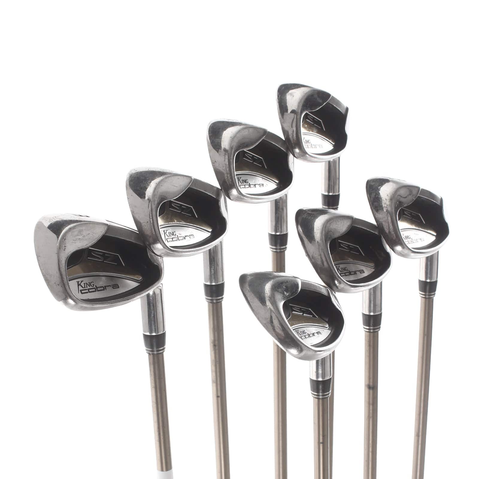 Cobra King SZ Graphite Mens Right Hand Irons 5-SW Senior - Aldila DVS-HL 65 - Image 2