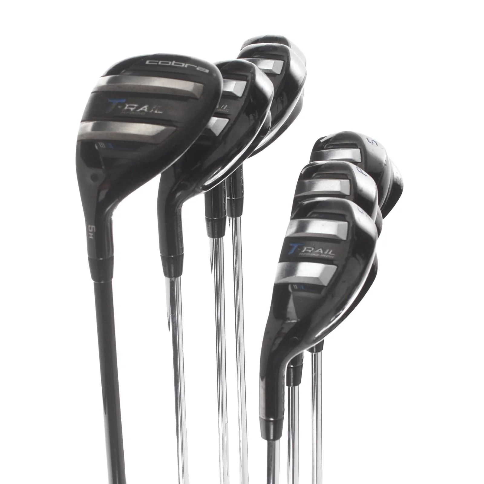 Cobra King T-Rail Steel/Graphite Mens Left Hand Irons 5-SW Regular - Cobra Ultra Lite - Image 2
