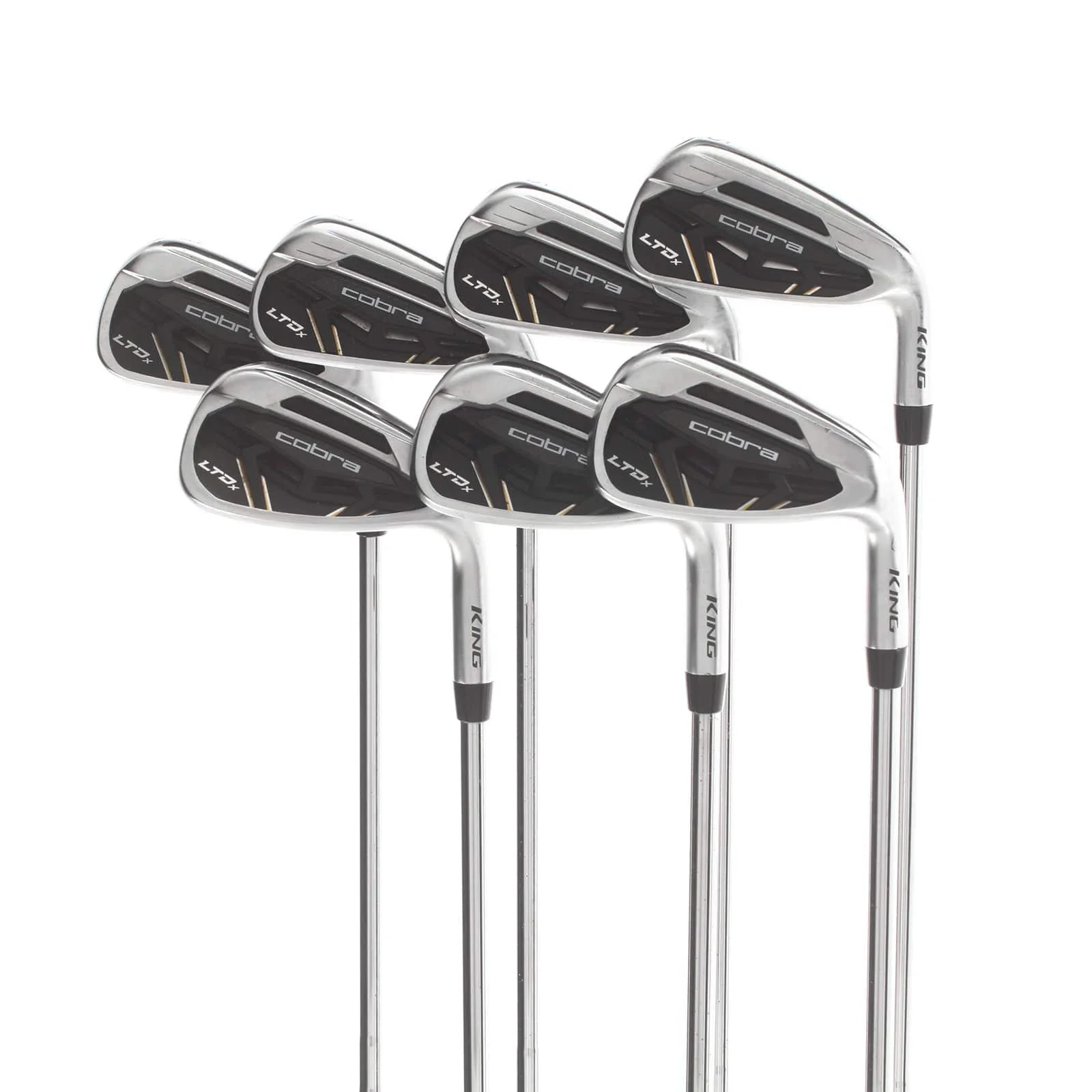 Cobra ltd X Steel Mens Right Hand Irons 5-GW Regular - KBS Tour 90