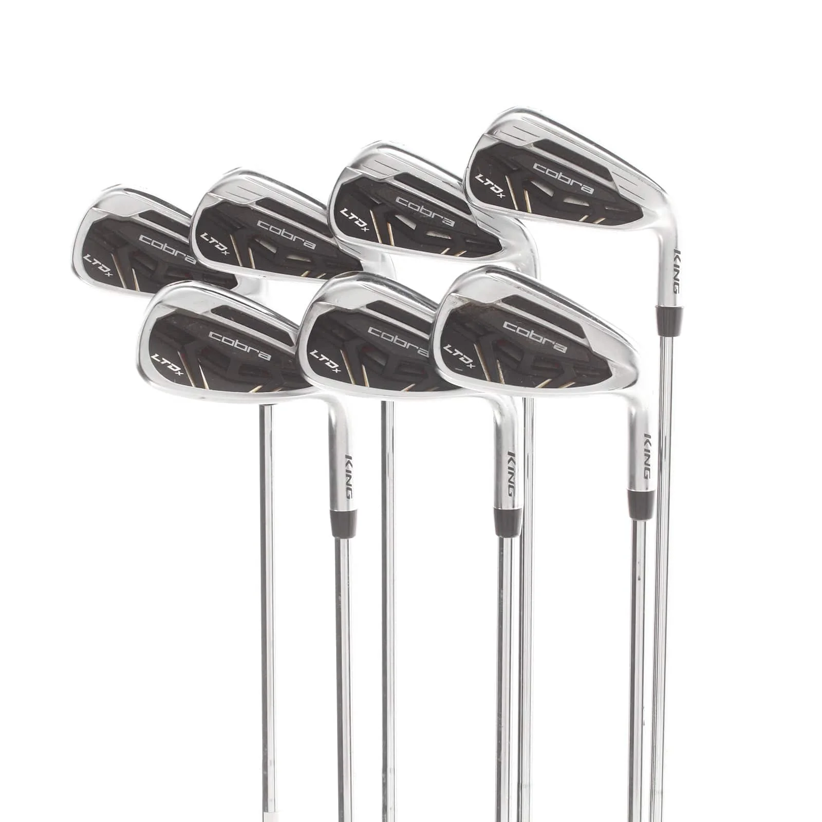 Cobra LTDx Steel Mens Right Hand Irons 5-GW Regular - KBS Tour 90