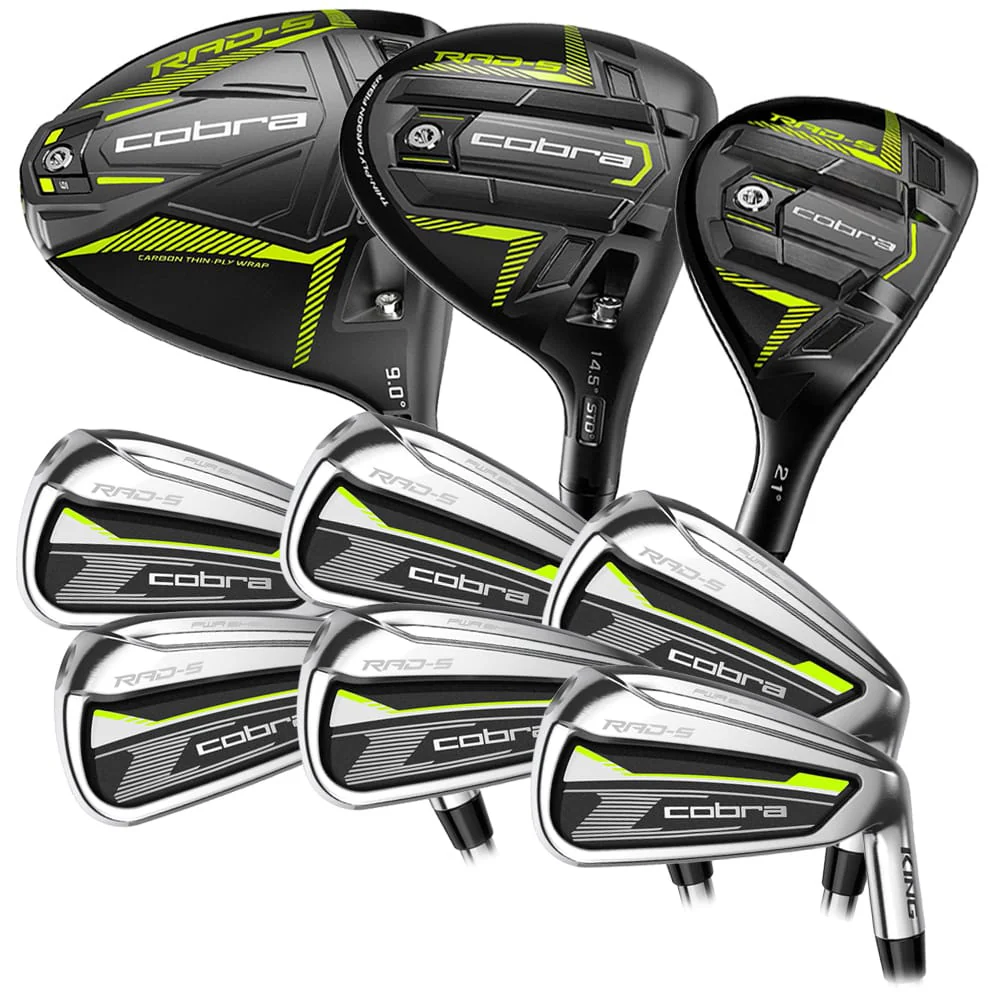 Cobra Rad-S 9-Piece Club Set - Steel