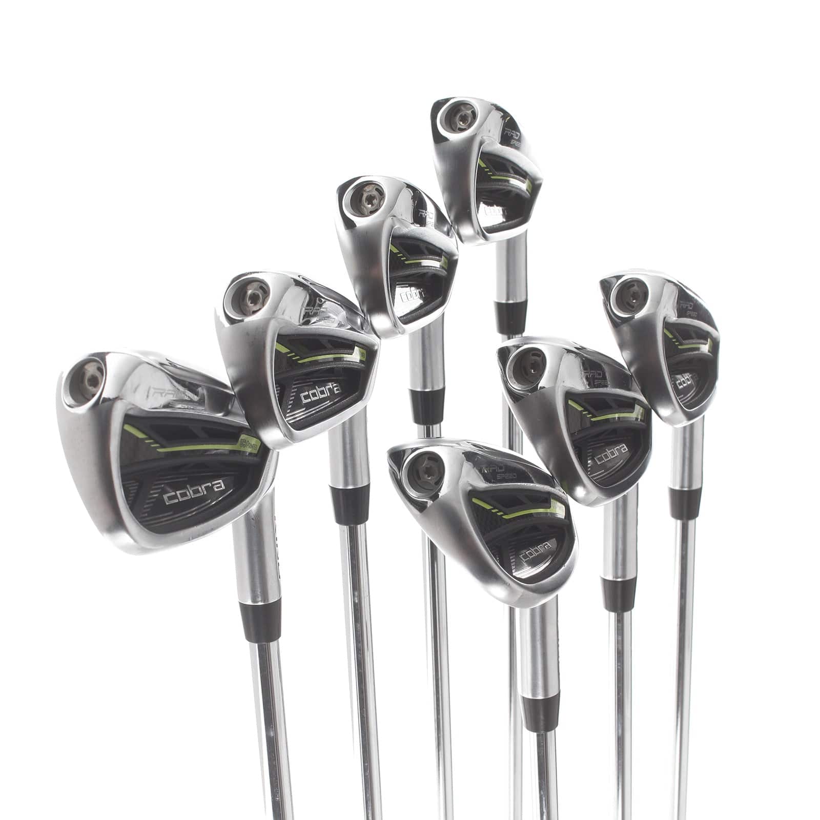 Cobra Radspeed Steel Mens Right Hand Irons 5-SW Regular - KBS Tour 90 - Image 2