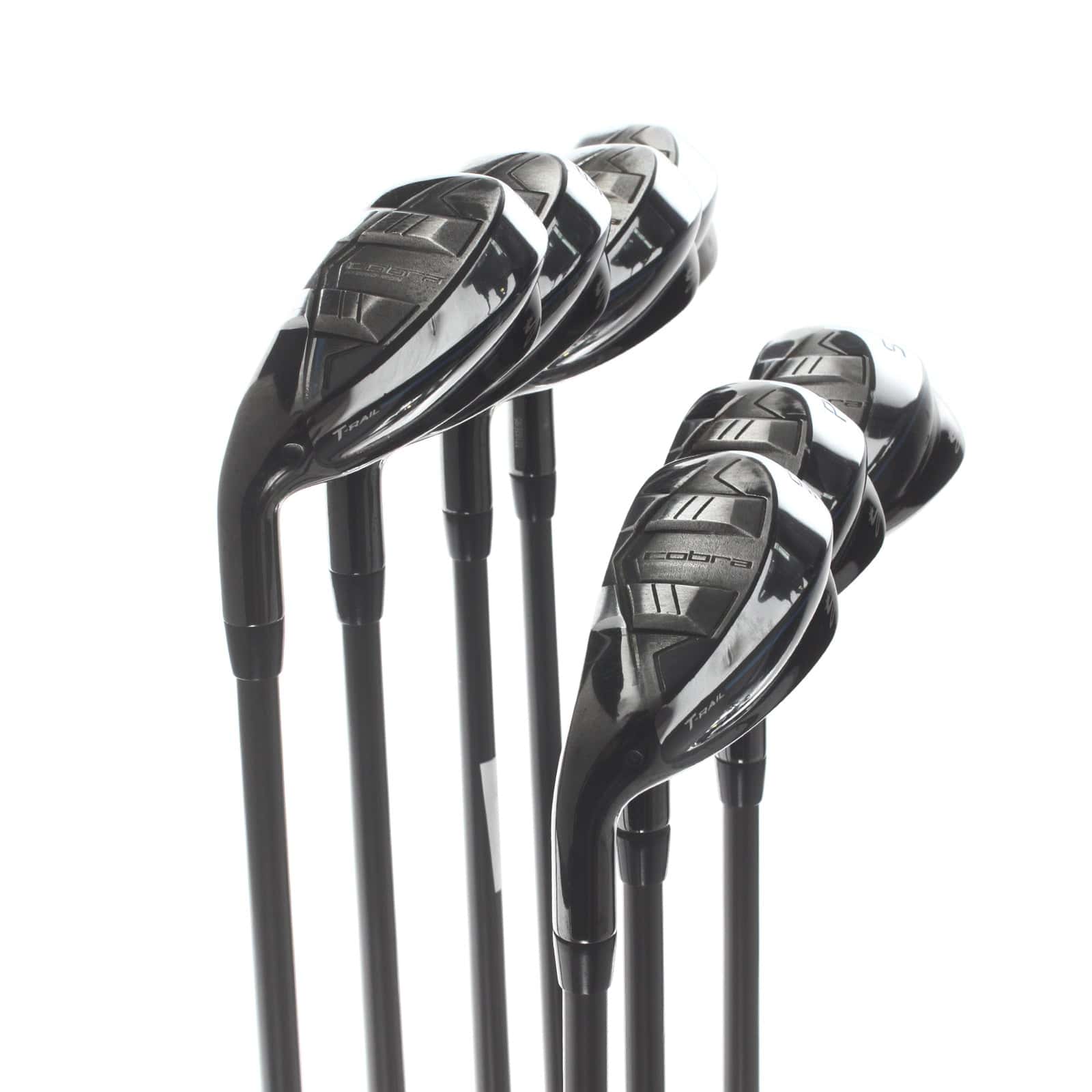 Cobra T-Rail Graphite Mens Left Hand Irons 5-SW Regular - Cobra Ultralite 50 - Image 2