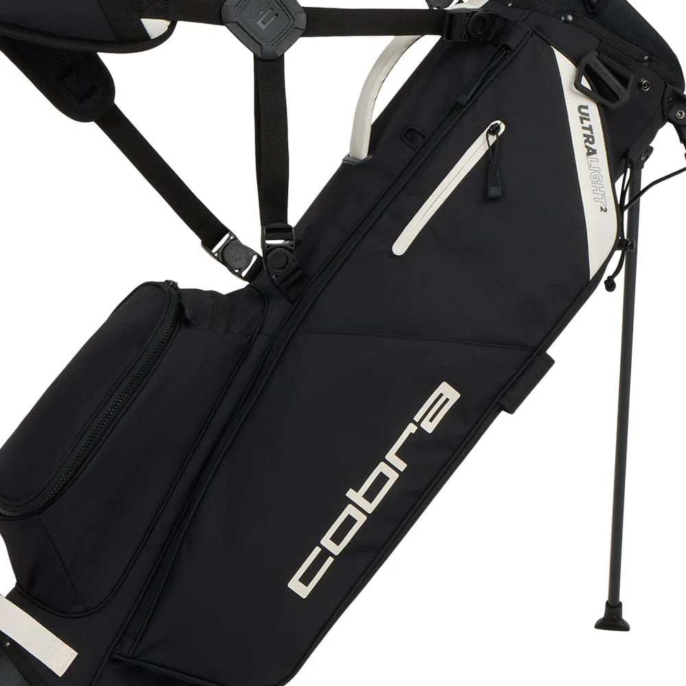 Cobra Ultralight 2 Stand Bag - Black/Sugared Almond - Image 5