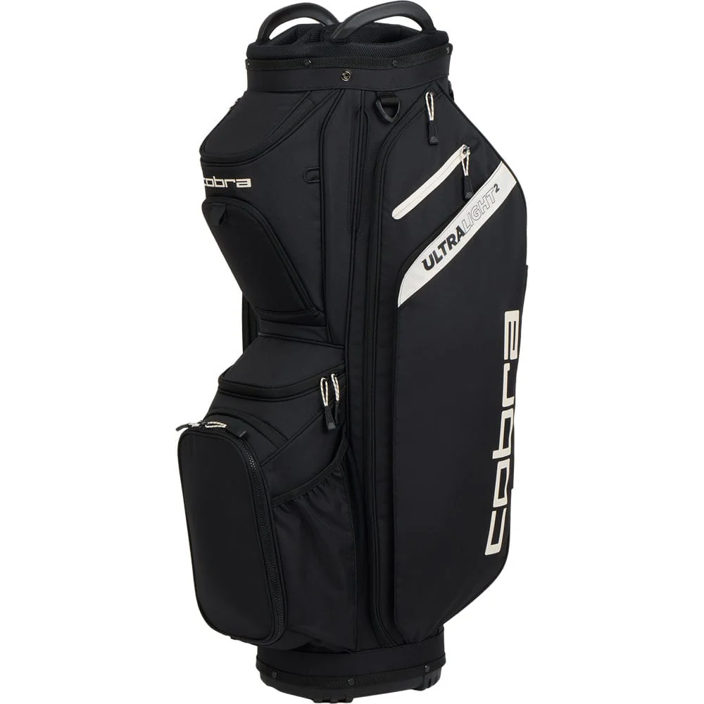 Cobra Ultralight 2 Cart Bag - Black/Sugared Almond
