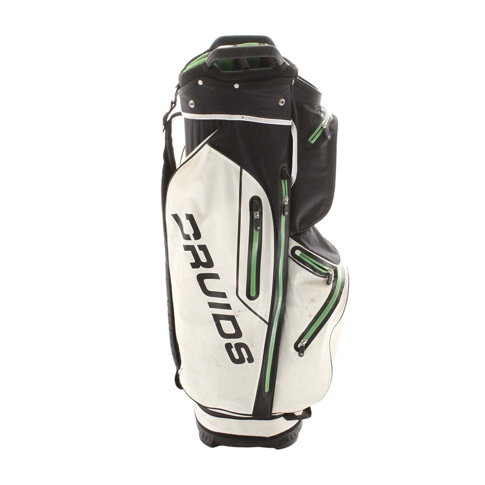 Druids Everdri Cart Bag - White/Black/Green - Image 3