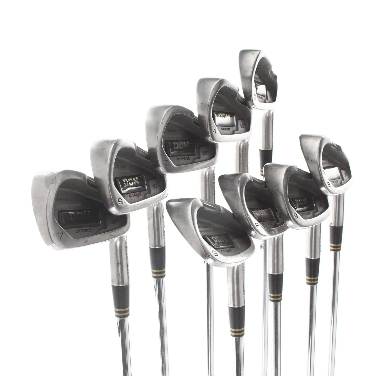 Dunlop DDH Oversize Steel Mens Right Hand Irons 3-SW Regular - - Image 2