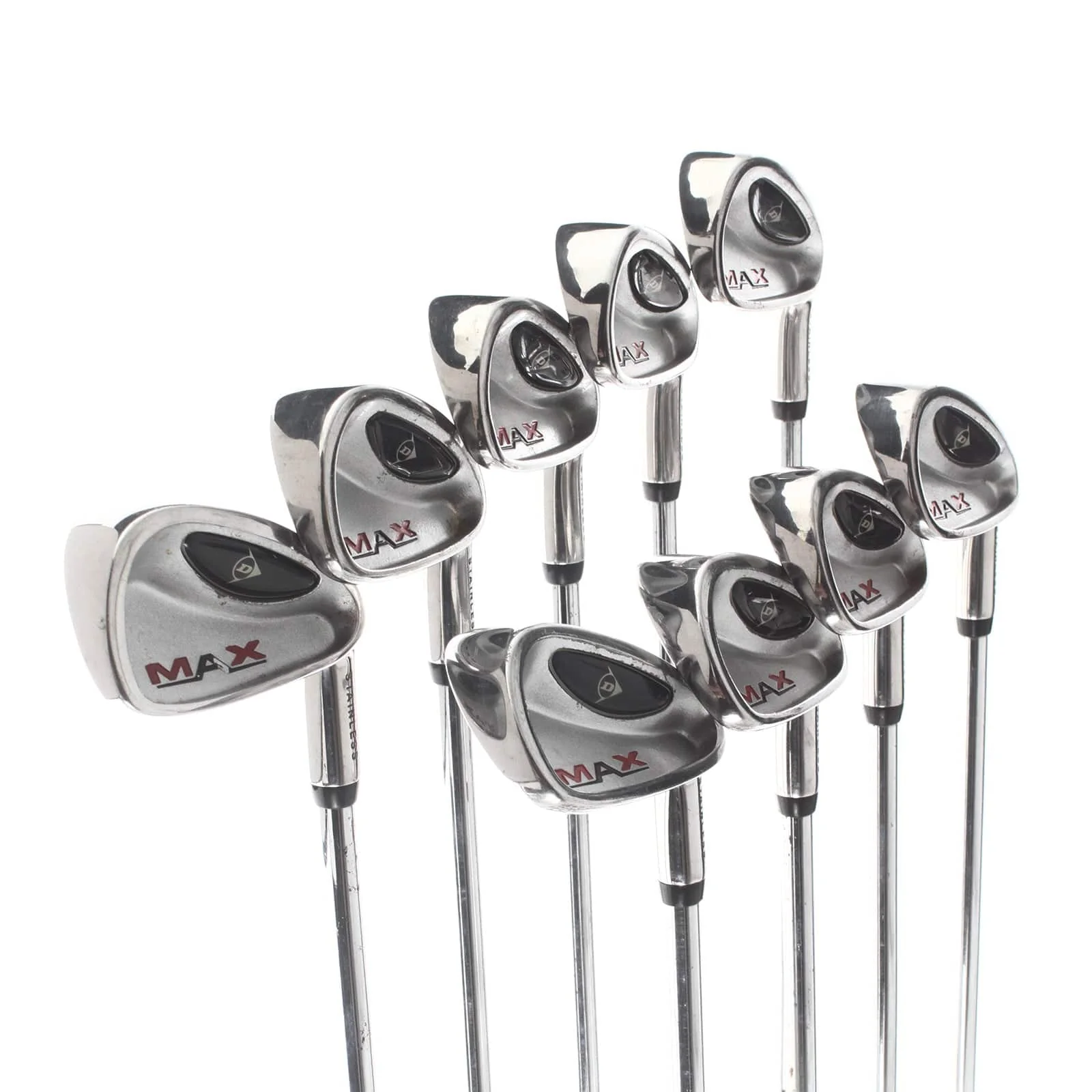 Dunlop Max Steel Mens Right Hand Irons 3-SW Regular - Dunlop Standard - Image 2