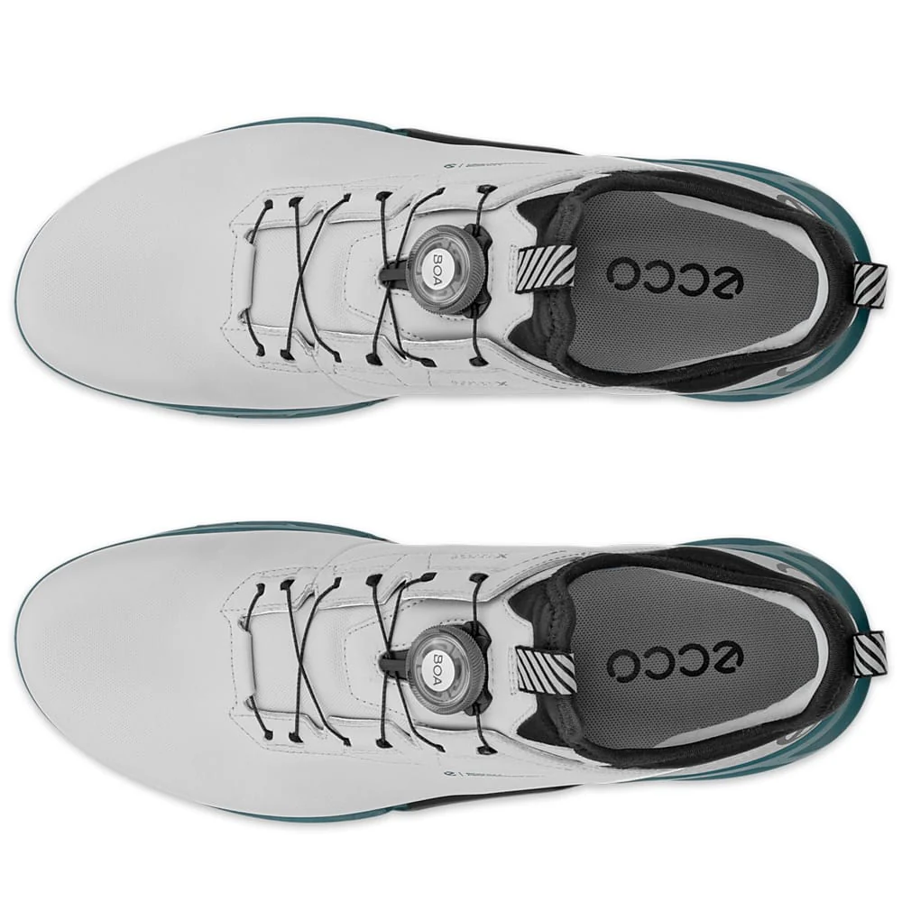 ECCO BIOM C4 Hybrid BOA GORE-TEX Spikeless Waterproof Shoes - Concrete/Baygreen - Image 6