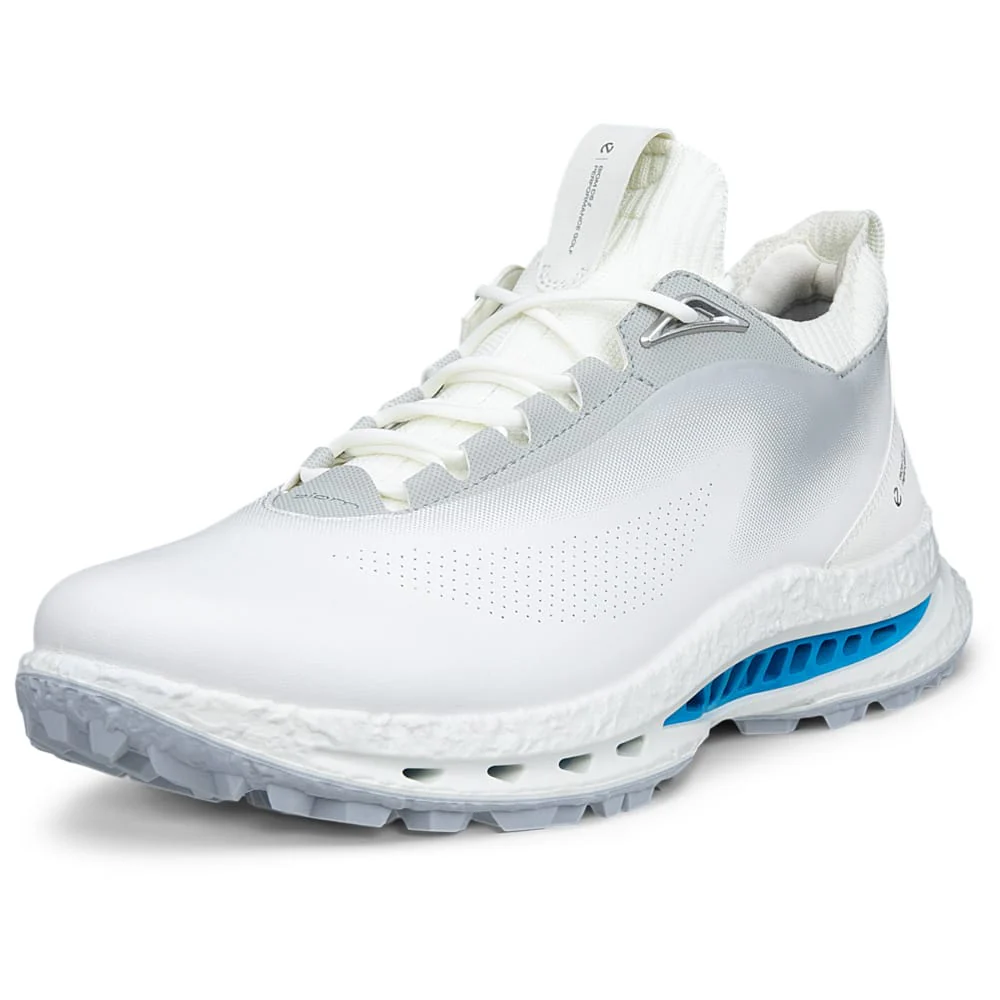 ECCO Golf Biom C5 GORE-TEX Waterproof Spikeless Shoes - White/Concrete - Image 4