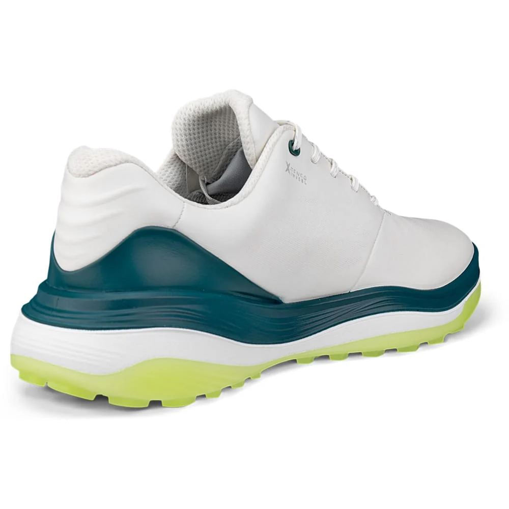 Ecco Golf LT1 Waterproof Spikeless Shoes - White/Baygreen - Image 4