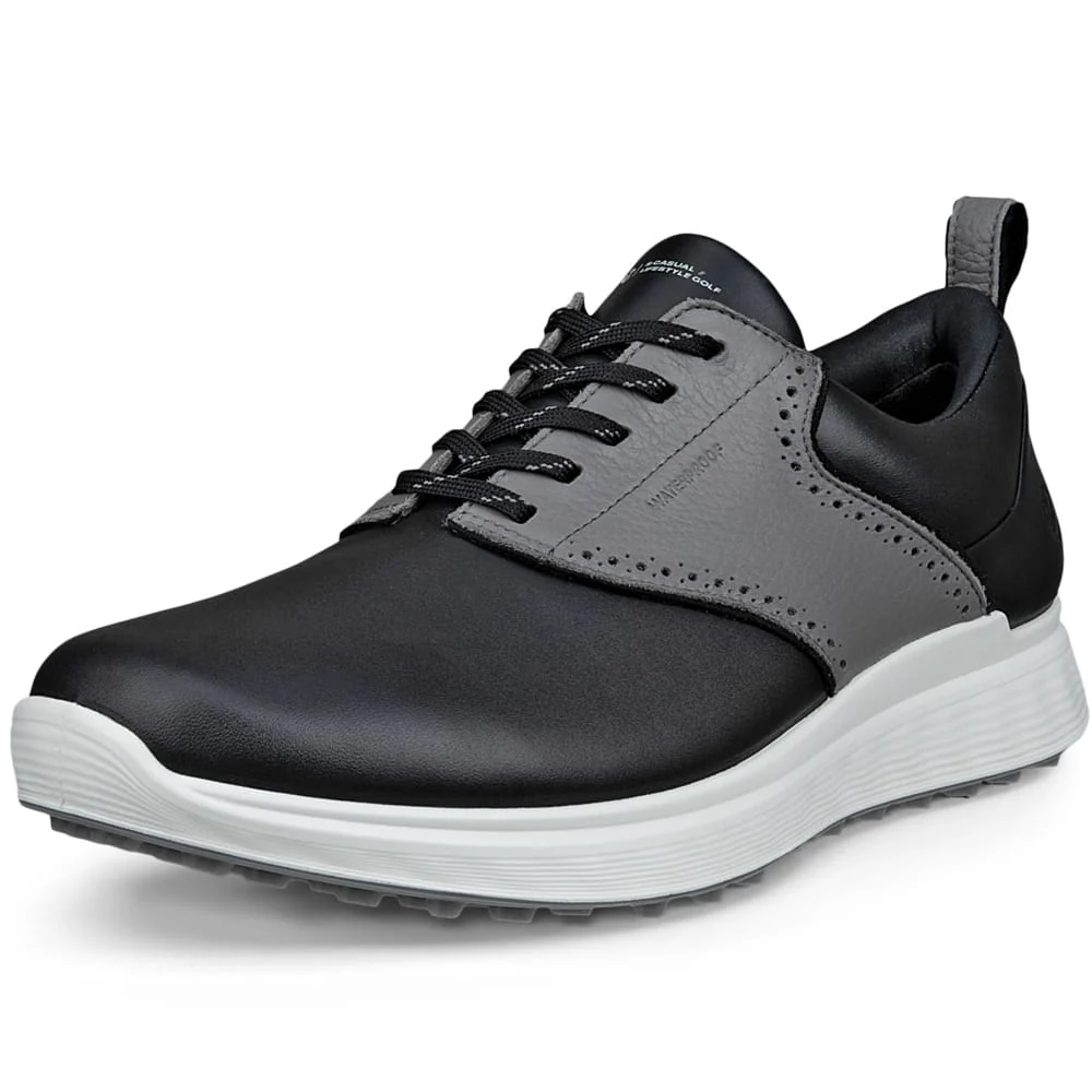 ECCO S-Casual Hybrid Waterproof Spikeless Shoes - Black/Steel - Image 5