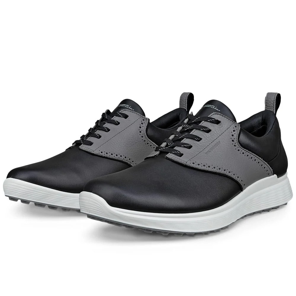 ECCO S-Casual Hybrid Waterproof Spikeless Shoes - Black/Steel - Image 8