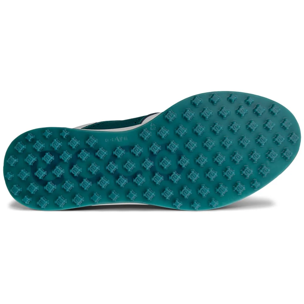 ECCO Golf S-Casual Waterproof Spikeless  Shoes - White/Bay Green - Image 2