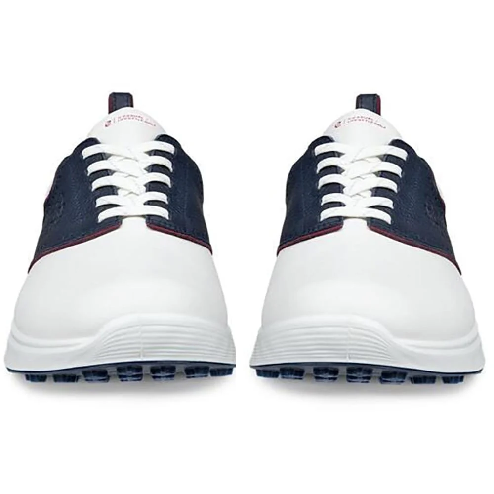 ECCO S-Casual Hybrid Waterproof Spikeless Shoes - White/Marine - Image 3