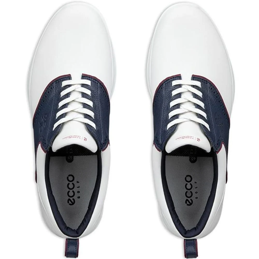 ECCO S-Casual Hybrid Waterproof Spikeless Shoes - White/Marine - Image 4