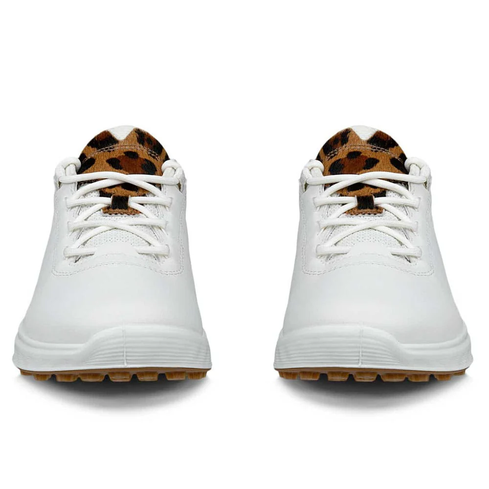 Ecco Golf S-Casual Waterproof Ladies Spikeless Shoes - White/Lion - Image 7