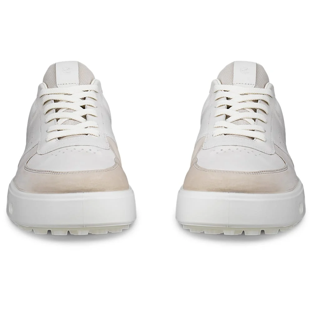 ECCO Golf Street 720 GORE-TEX Waterproof Spikeless Shoes - Gravel/White/Bay Green - Image 4