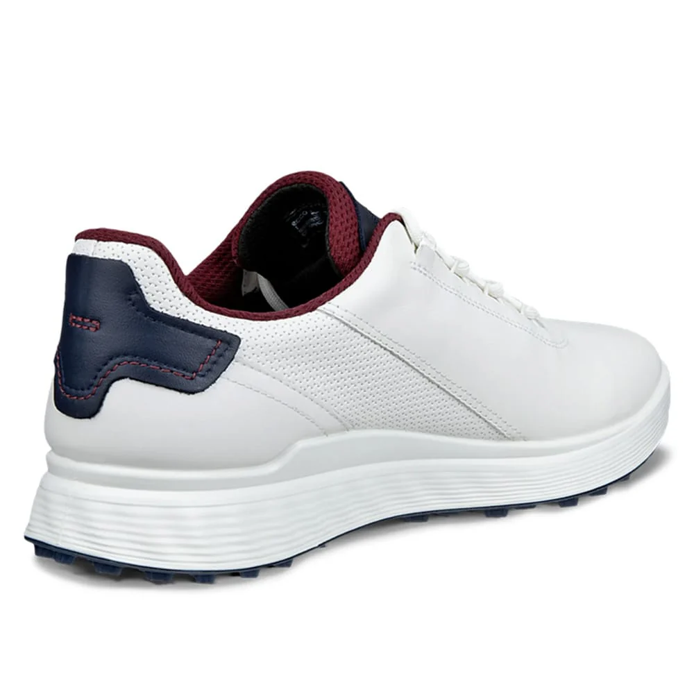 ECCO S-Casual Spikeless Waterproof Shoes - White/Marine - Image 2