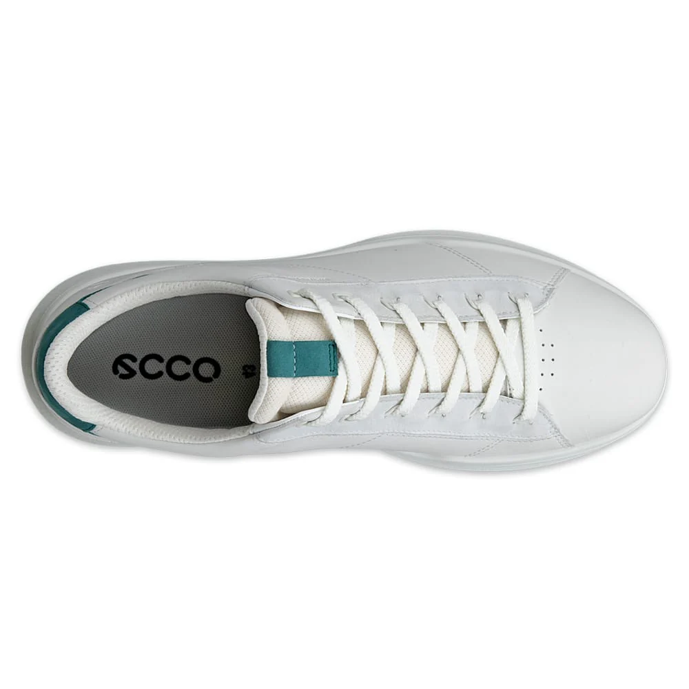 Ecco Street Vibe Waterproof Spikeless Shoes - White/Baygreen - Image 3