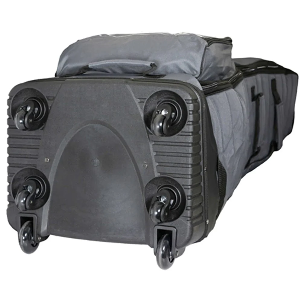 EzeGlide 6-Wheel Travel Cover - Grey/Black - Image 6