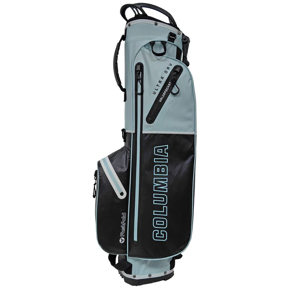Fastfold Columbia Waterproof Stand Bag - Black/Blue - Image 2