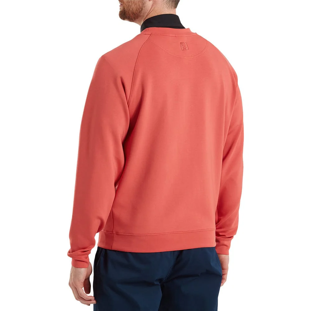 FootJoy Crew Neck Sweatshirt - Nantucket Red - Image 5