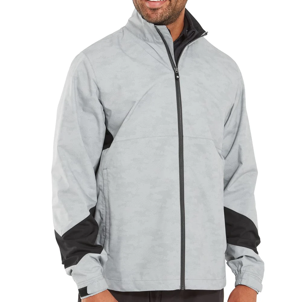 FootJoy HydroLite X Waterproof Suit - Grey Camo/Black - Image 8