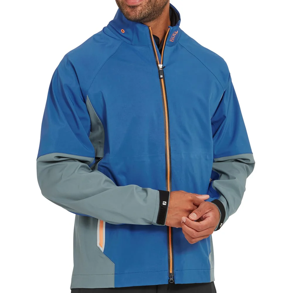 FootJoy HydroTour Waterproof Jacket - Indigo/Basalt - Image 4