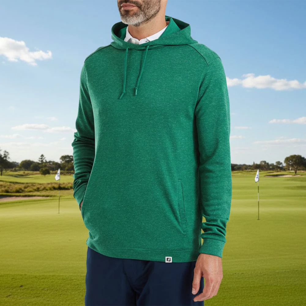 FootJoy Lightweight Hoodie - Field Green - Image 3