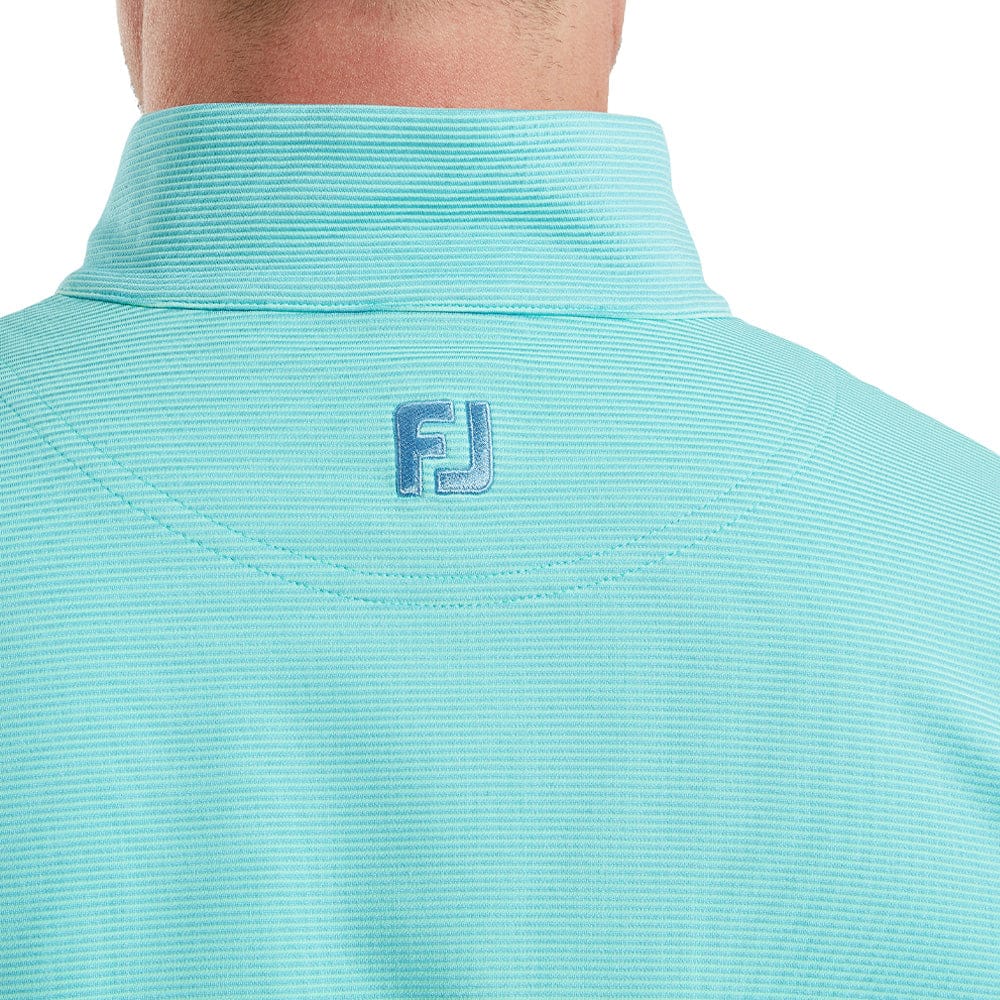 FootJoy Ottoman Stripe Chillout 1/4 Zip Pullover - Blue Reef/Sea Glass - Image 5
