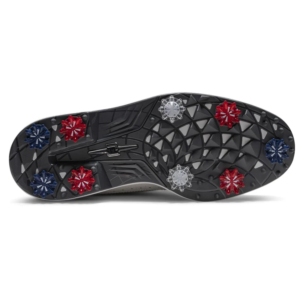 FootJoy Premiere Series Marquis Ltd Edition Waterproof Spiked Shoes  - Mist/White - Image 3