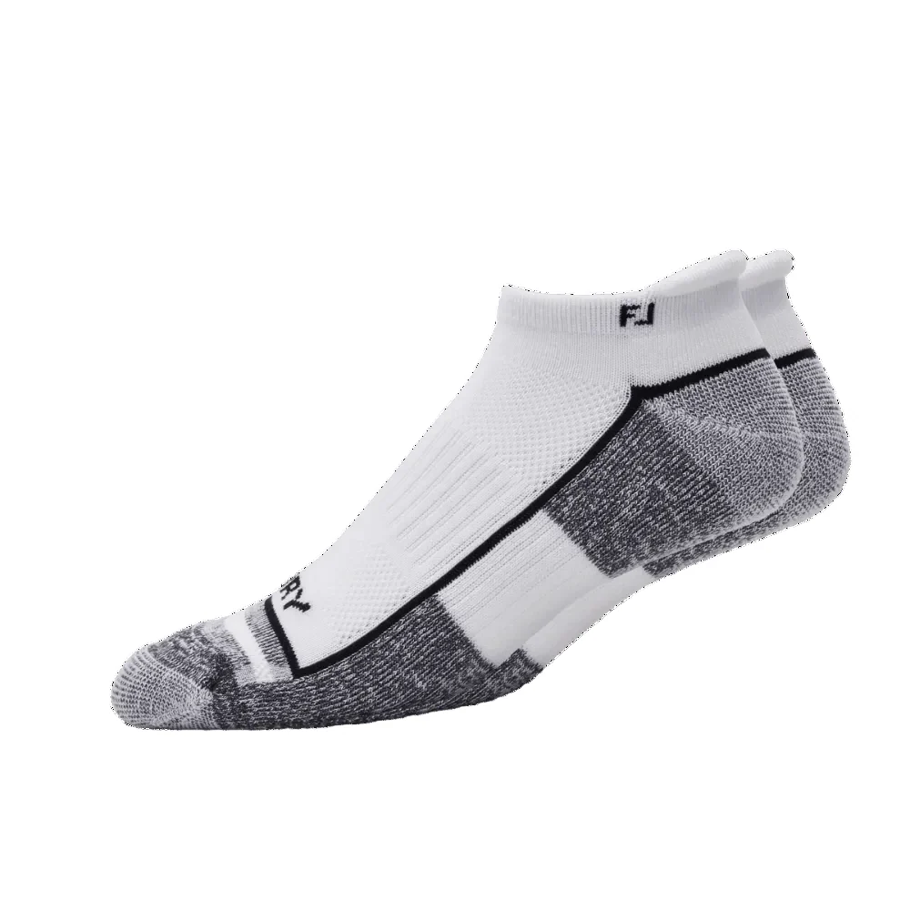 FootJoy Pro Dry Roll Tab Sock - White