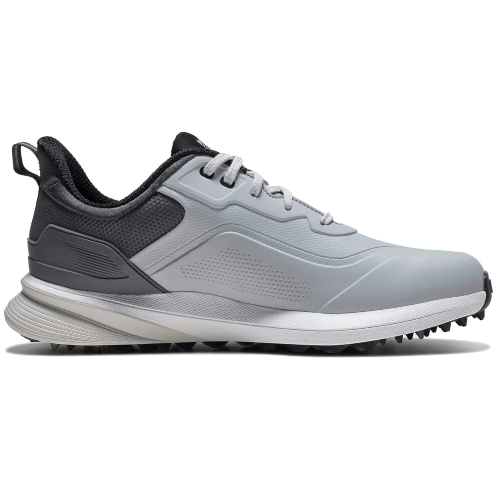 FootJoy Pro SL Waterproof Spikeless Shoes - Grey/Grey/White - Image 5