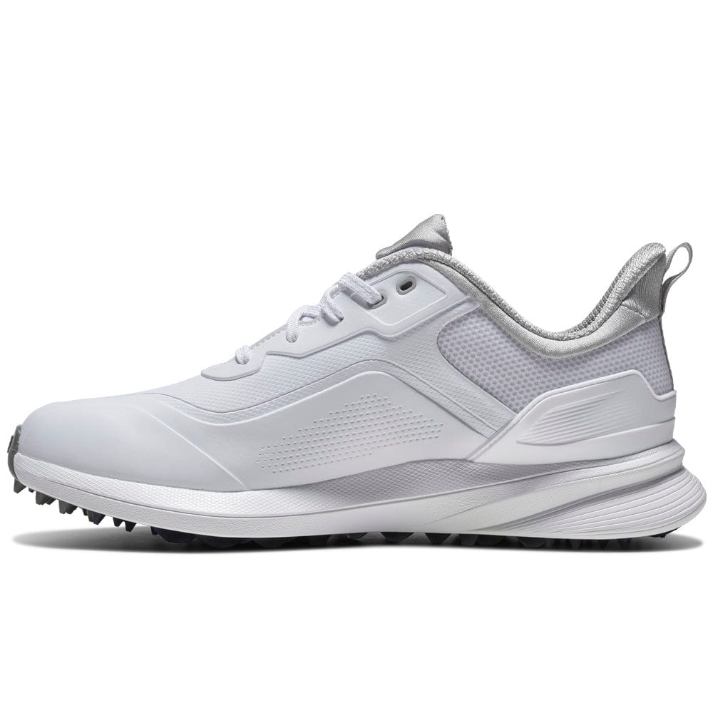 FootJoy Pro SL Waterproof Spikeless Shoes - White/White/Grey - Image 2