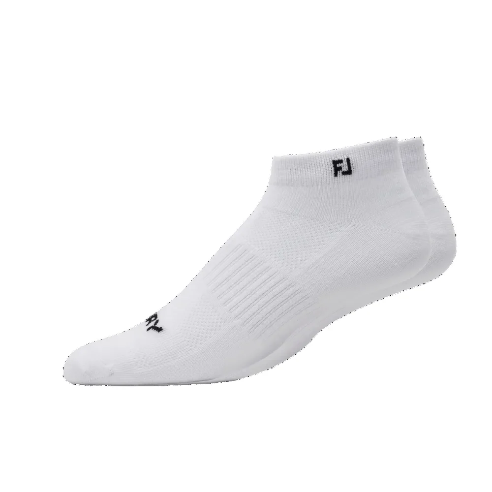 FootJoy ProDry Lightweight Sport Sock - White