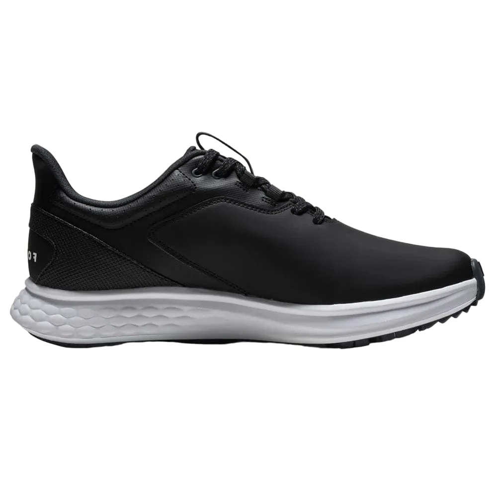 FootJoy Pulse Spikeless Waterproof Shoes - Black/Black/White