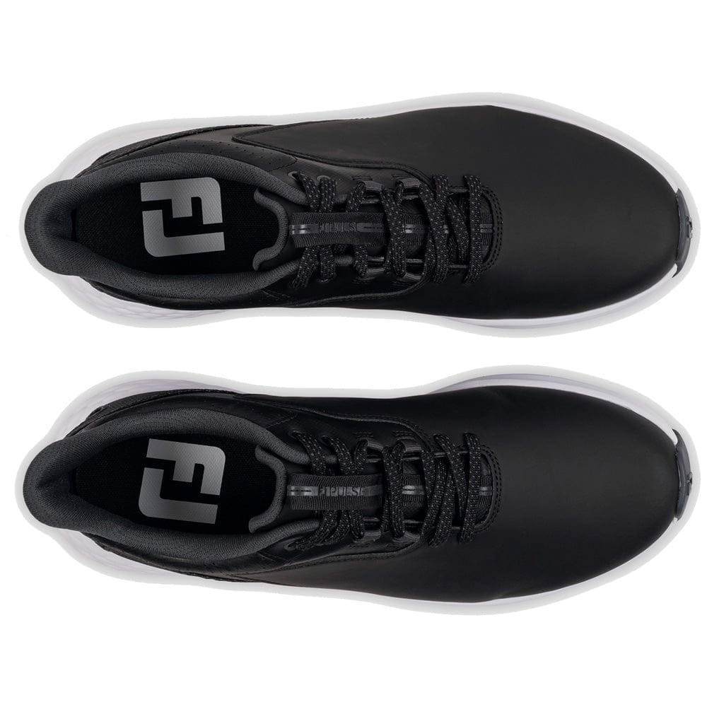 FootJoy Pulse Spikeless Waterproof Shoes - Black/Black/White - Image 4