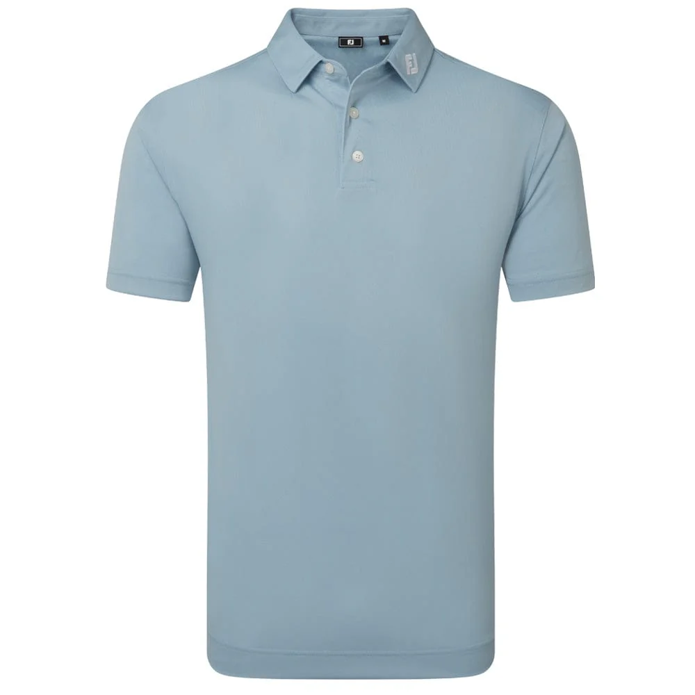 FootJoy Stretch Pique Solid Polo Shirt - Chambray