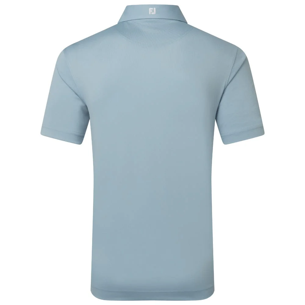 FootJoy Stretch Pique Solid Polo Shirt - Chambray - Image 2