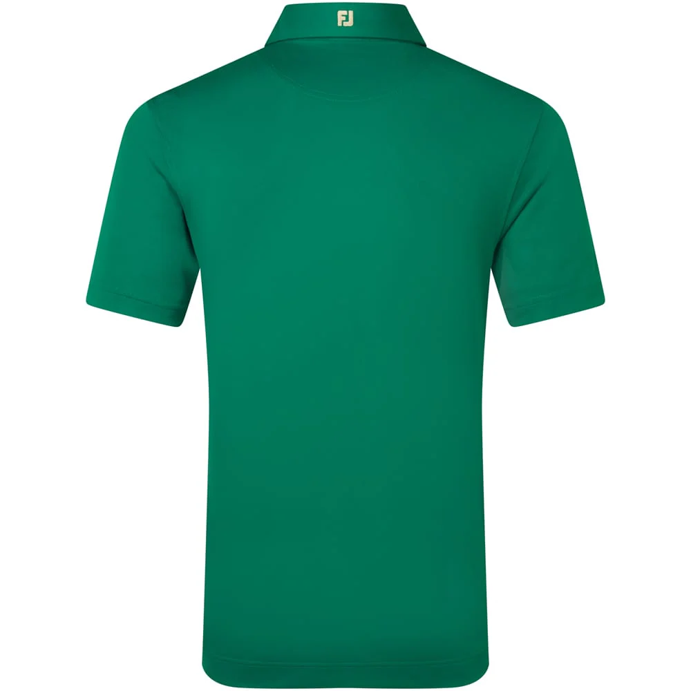 FootJoy Stretch Pique Solid Polo Shirt - Field Green - Image 2