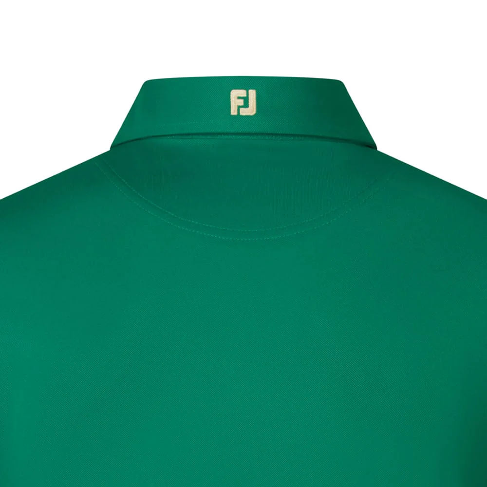 FootJoy Stretch Pique Solid Polo Shirt - Field Green - Image 4