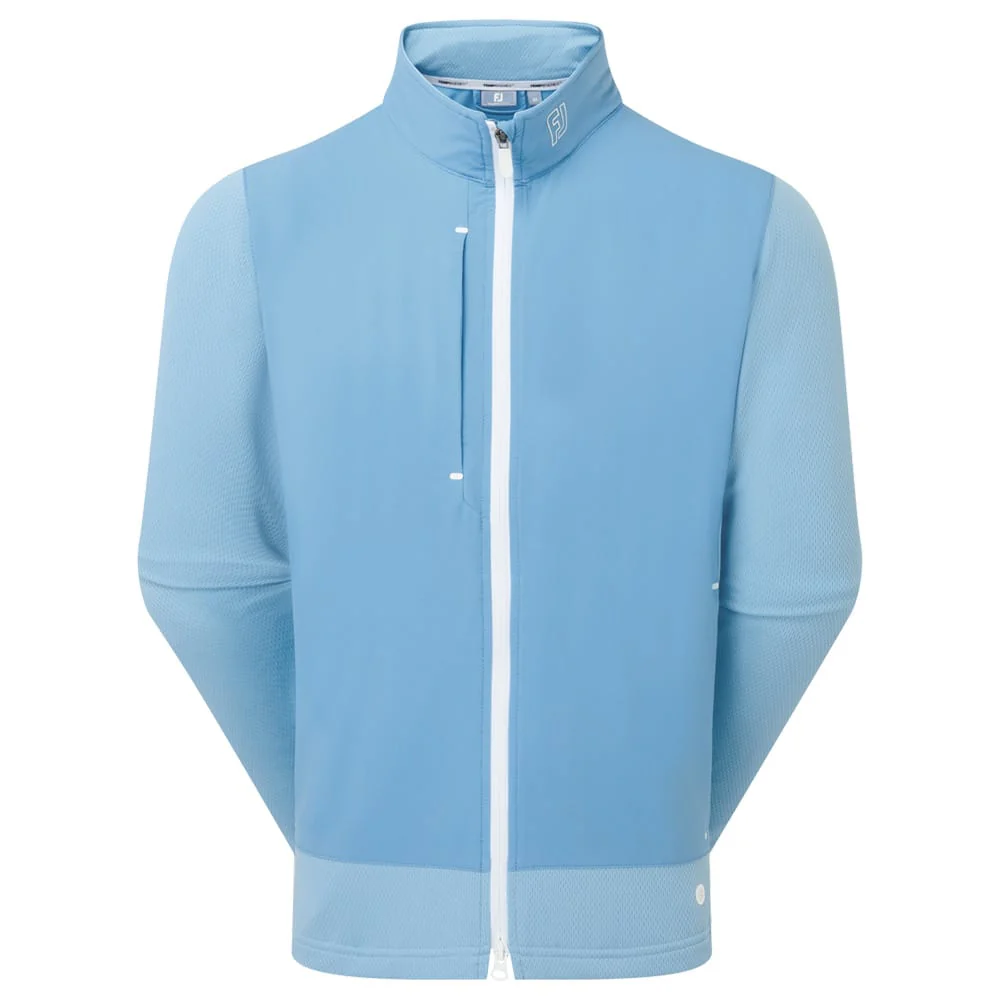 FootJoy Tempo Hybrid Full Zip Jacket - Blue Reef/Deep Reef